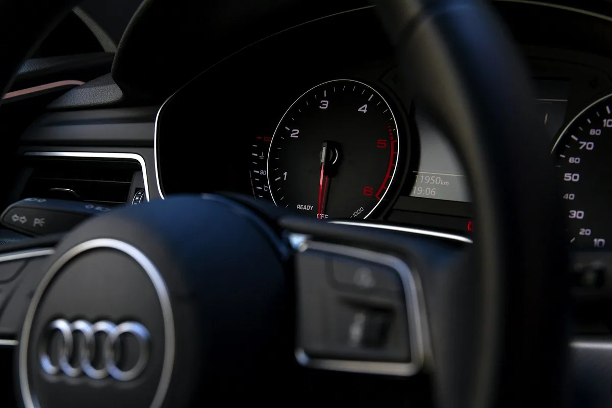 Close-up of car with insurance documentation