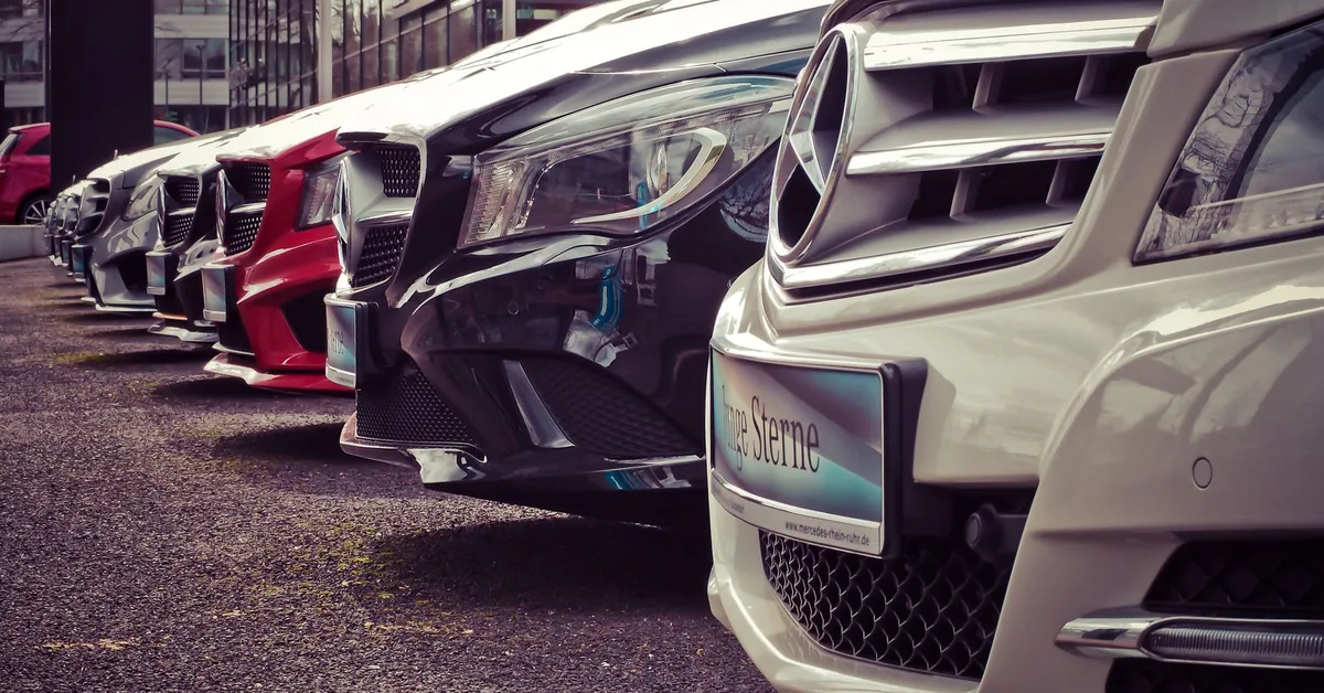 Close-up of a parked car representing gap insurance coverage decisions