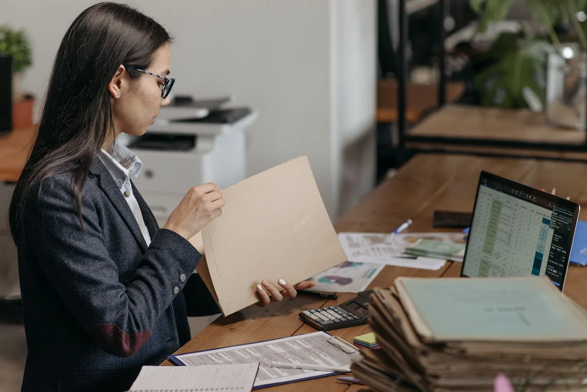 Family reviewing life insurance documents together at home